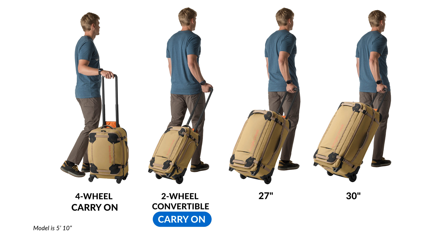 Gear Warrior XE 2-Wheel 21.75/40L Convertible Carry-On Luggage - Image 16